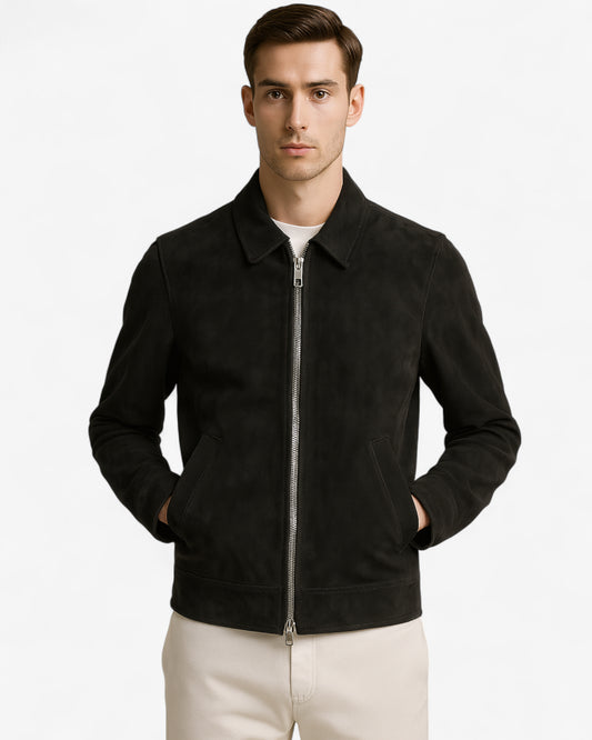 Suede Explorer Leather Jacket