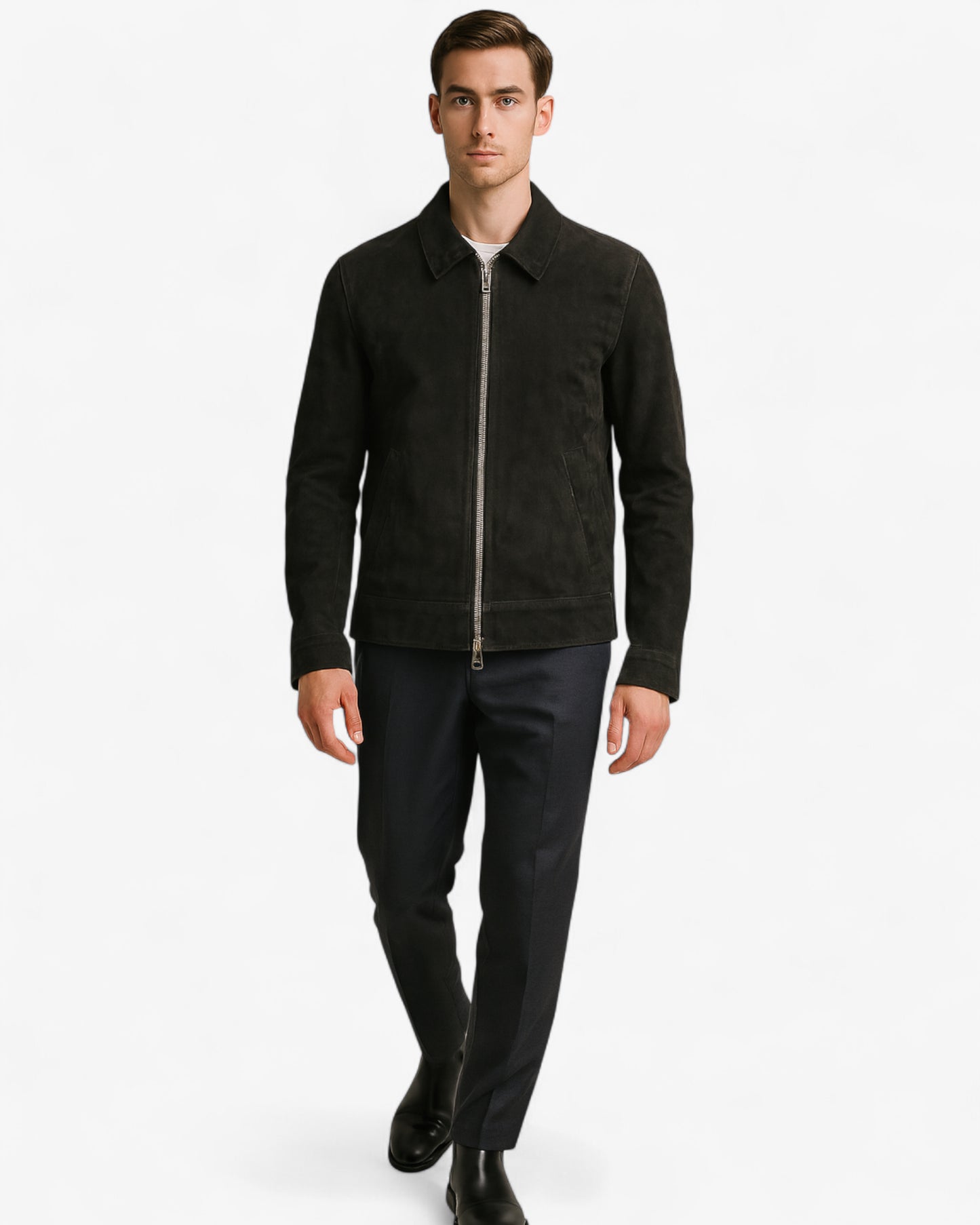 Suede Explorer Leather Jacket